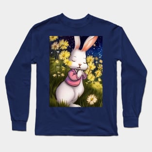 bunny flower Long Sleeve T-Shirt